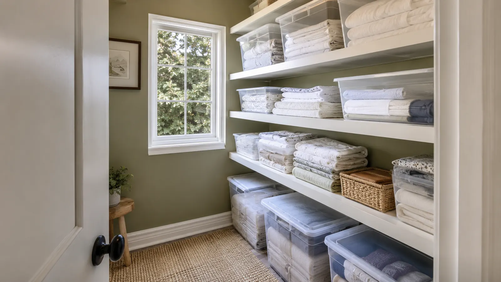 How to Organize Any Closet With Clear Bins (No Drilling, No Shelving, No Excuses)